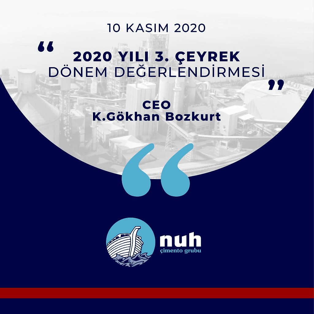 2020 YILI 3.ÇEYREK DEĞERLENDİRMESİ